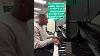 Thank you STEVIE WONDER✨🕊️🕶️🎹🎼‼️ #rnb #classic @steviewonder