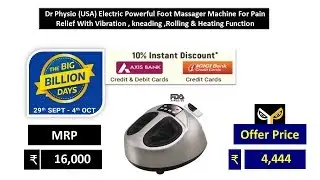 Dr Physio (USA) Electric Powerful Foot Massager Machine For Pain