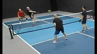 Men's Doubles Pickleball. Long and Stephen vs Blair and Yarek
