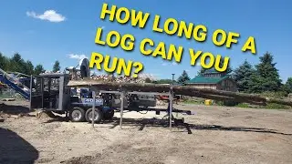 RUNNING SOFT MAPLE TOPS AND LONG LOGS!!!!