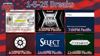1-5 TC Sonic, EEE, Topps Chrome, Boys of Summer, Select, and Prizm