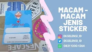 [Info Printing] Macam - Macam Jenis Sticker