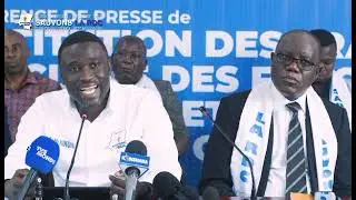 Président Seth KIKUNI : Conférence de presse de SauvonsLaRDC. 