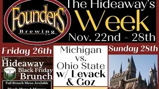 Levack and Goz Michigan-Ohio State LIVE from The Hideaway 11/27/2021
