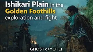 Exploration and fight | Ishikari Plain in the Golden foothills | Ghost of Yotei #ps5 #gamingvideo