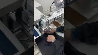 Automatic Shirt Sleeve Placket Industrial Sewing Machine. #makina #sewinghacks #fabric #sewing