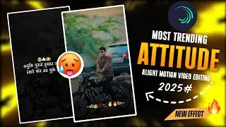 ‼️Trending Video Editing | Boy's Attitude Video Editing In Alight Motion | as amol creations ‼️