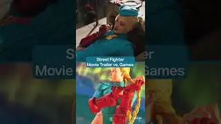 Street Fighter Movie Trailer VS Games