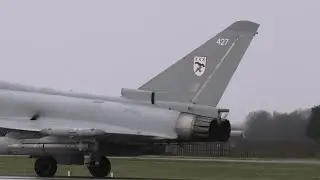 Pure Power 💥 Typhoon Takeoff (Nozzle Close-Up)