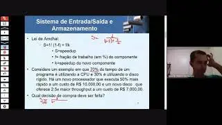 MARIE: Lei de Amdhal aplicada na performance de um sistema com CPU e disco
