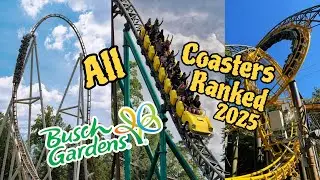 Ranking EVERY Coaster at Busch Gardens Williamsburg (2025)