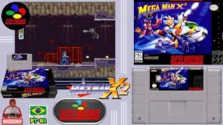 Mega Man X2 (Super Nintendo,SNES)(1994)🎮ZERADO - Longplay jogando AT&Eacute; ZERAR e Comentando + caras
