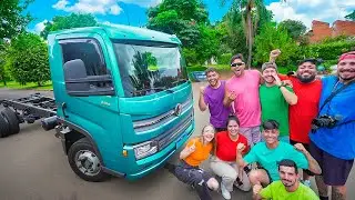 REAÇÃO DOS AMIGOS AO VER MEU CAMINHÃO NOVO