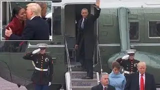 A Look At President Obama's Last Day As Commander-In-Chief