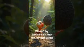The Ant and the Elephant 🐜🐘 | Kids Moral Poem | Teamwork & Kindness Story #thecocorhymes