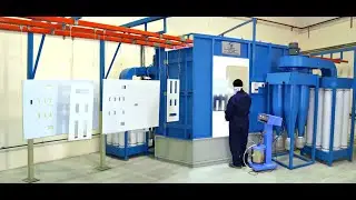 #part3 countinued  3nd how factory made things Automatically PowderCoating Plant #viral