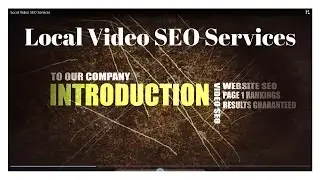 Local Video SEO Services