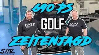 690 PS im Golf 7R - 5 Zylinder Power - Zeitenjagd  I SAR Turbotechnik I