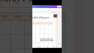 Learn how to create an undated digital planner from scratch in Canva #canvatutorial #digital planner