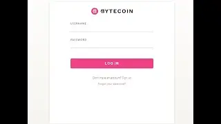 How to restore access to the Bytecoin Web Wallet.