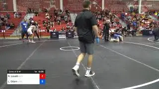70 Kg Consolation - Ridge Lovett, Nebraska Wrestling Training Center Vs Luke Odom, Illinois Region