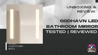 Loevschall Godhavn LED Bathroom Mirror &ndash; Adjustable Square LED Mirror 60x65 cm