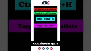 Autocad Shortcut Keys Toggle General Features #autocad #shortcuts #keys #abctrainings #abccadcentre