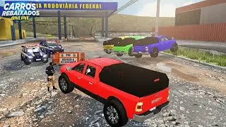 FUI BARRADO PELA PRF DE DODGE RAM COM CAMBURÃO😱🔥|CARROS REBAIXADOS ONLINE 