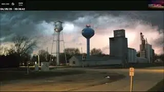 Manly, IA Storm Time Lapse April 28, 2025