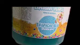 Tropical blue Popping Boba Balls 3 2kg Bucket, BUBBLE TEA BALLS