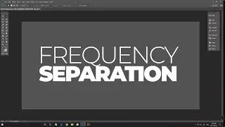 Skin Retouching Frequency Separation Using Adobe Photoshop 2019