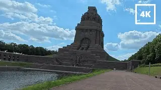 Leipzig Walking Tour in 4K - City Center, St. Thomas Church, Panorama Tower & V&ouml;lkerschlachtdenkmal