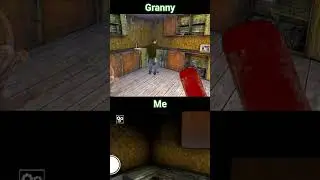granny 👻 vs me🏃&zwj;♂️ | play as granny 👻 #shorts #gaming