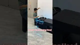 Mobile Hair Washing Station with Steaming Water Circulation Shampoo Basin
