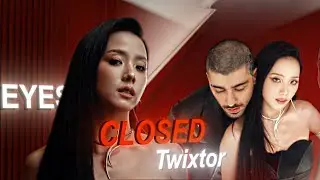 JISOO X ZAYN EYES CLOSED MV TWIXTOR 4K  / JISOO MV TWIXTOR