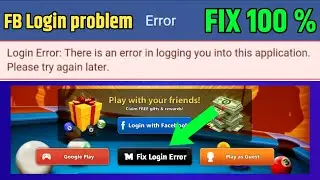 8 ball pool facebook login error | facebook login error 8 ball pool