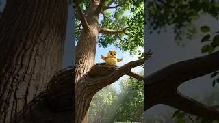The Bird 🐦 and the Squirrel 🐿️ saving each other | #cartoon #cartoonvideo #squirrel #birds #forkids