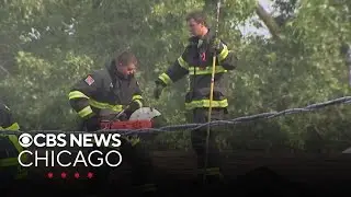 Manager of Blue Island, Illinois Beggars Pizza warns residents during fire