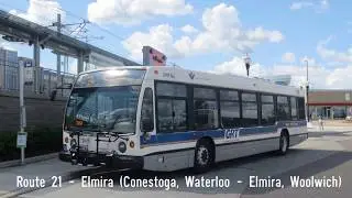Grand River Transit 2411 (2004 Novabus LFS), Route 21 - Elmira, pt. 1  (6.21.2019)