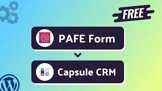 Integrating PAFE Form with Capsule CRM | Step-by-Step Tutorial | Bit Integrations