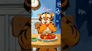 T is for Tiger &ndash; Tiger Eats Tomato 🐯🍅 | ABC Animals