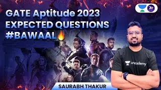 GATE Aptitude 2023 Expected Questions  #Bawaal🔥 | Saurabh Thakur | AptiXpress
