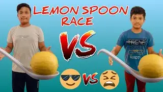 LEMON AND SPOON RACE CHALLENGE loser will eat lemon 🍋😖 😜 #KAFOODWORLD #yrkkhshorts