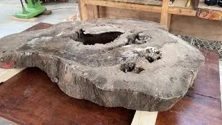 It's Truly Incredible How He Restored The Value of Rotten Wood. The Most Innovative Woodwork Project