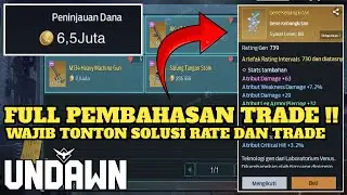 WAJIB TONTON !! FULL PEMBAHASAN LENGKAP TRADE DAN SOLUSI RATE UNDAWN
