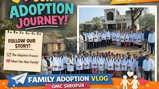 ''MBBS students adopt family ; 🩺❤️ family adoption program vlog #family adoption program #viralvlogs