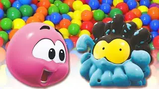 Learn Colors with Colored Balls | Wonderballs Playground | Funny Cartoons for Children