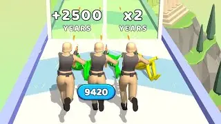 MAX LEVEL in Human Evolution Run (Levels 9-10)