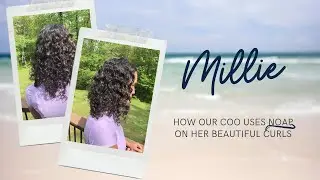 Millie NOAP COO shows us how she uses the shampoo & conditioner bars on her curly hair