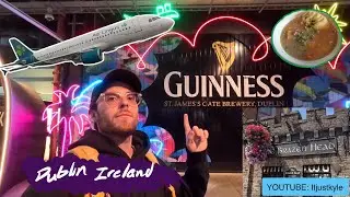 A day in Dublin, Guinness Brewery, the oldest pub the smallest pub, and trying some food 